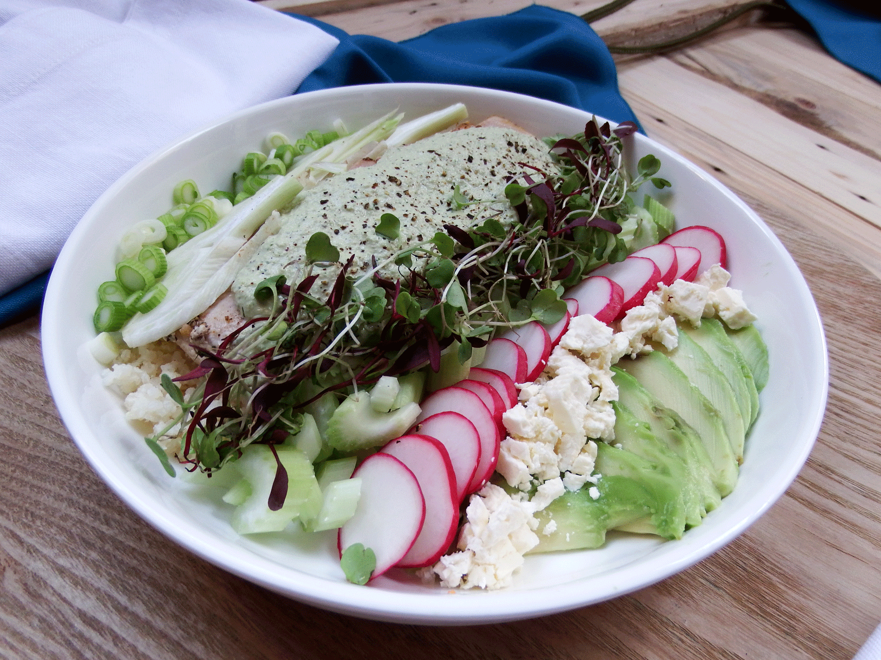 Herby Millet & Chicken Salad Bowls