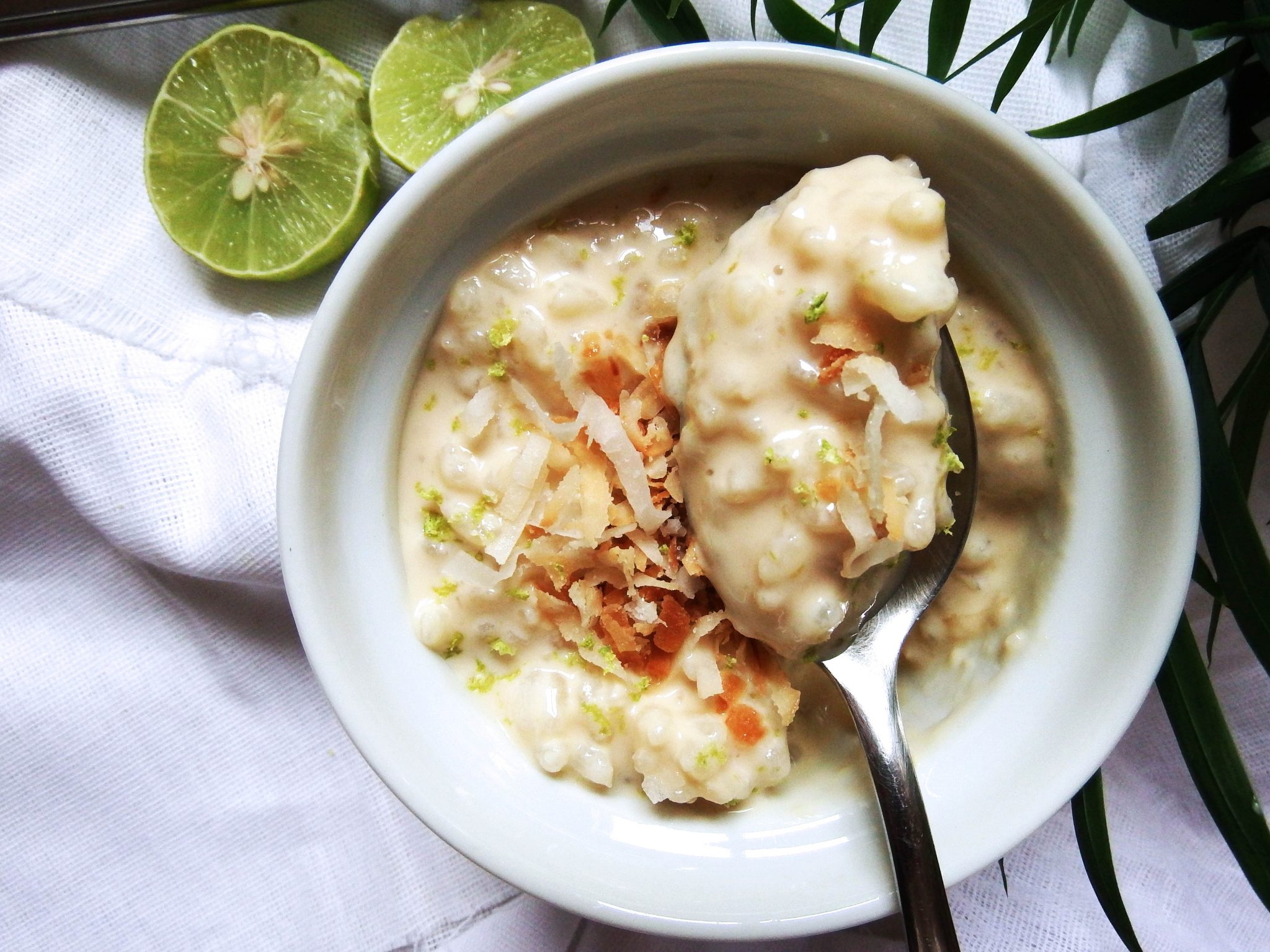 Lime & Coconut Rice Pudding